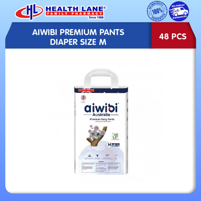 AIWIBI DIAPERS PANTS (48'S) (LARGE PACK) - M